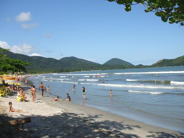 Aptos Familia Com Ar Condicionado Ubatuba Praia Pereque Acu エクステリア 写真